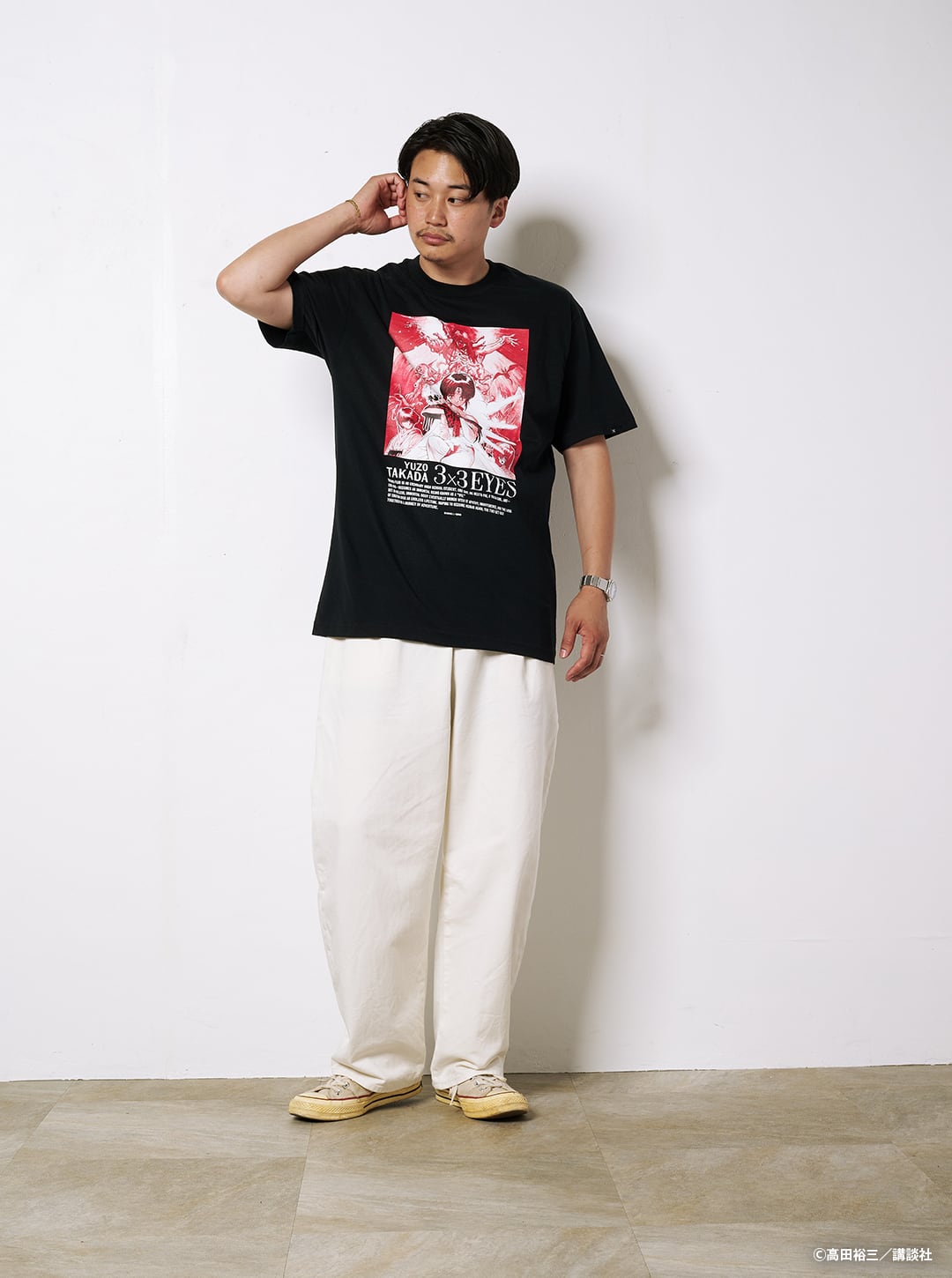 3×3EYES」T-Shirt／ Crimson | Number Rock