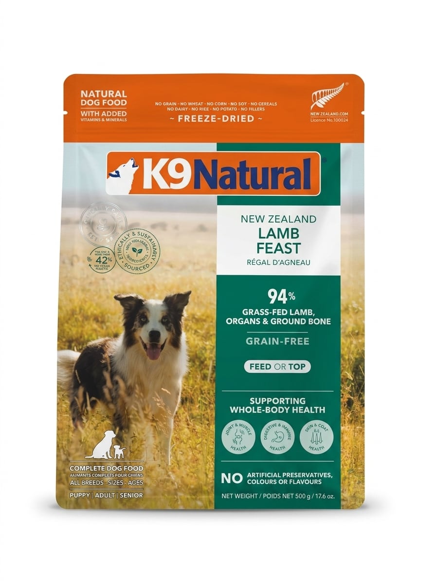 【鹿肉・子羊肉 】K9ナチュラル ラム＆ベニソン 500g ✖️2 K9ナチュラル ラム＆ベニソン 500g 鹿肉・子羊肉 公式オンラインショップ