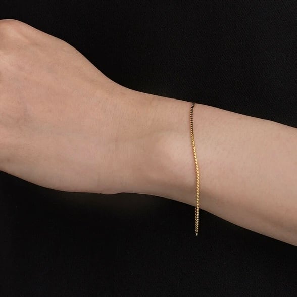 herringbonechainbraceletニッケルフリー