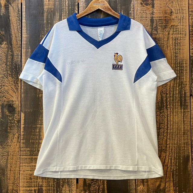 80s adidas F.F.F Game Shirt Made In France SPROUT ONLINE