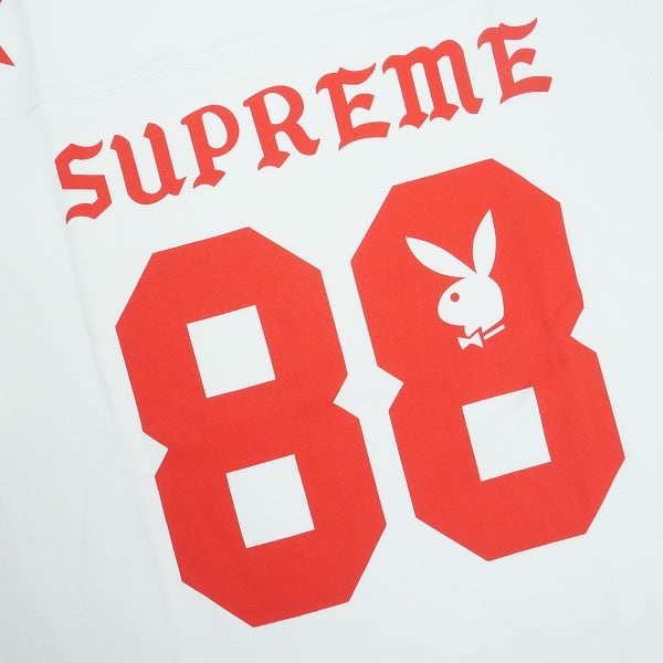 Size【M】 SUPREME シュプリーム ×Playboy 26SS L/S Football Top