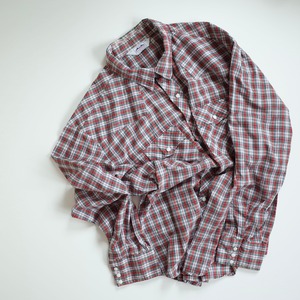 80s DAKOTA checked western shirt
