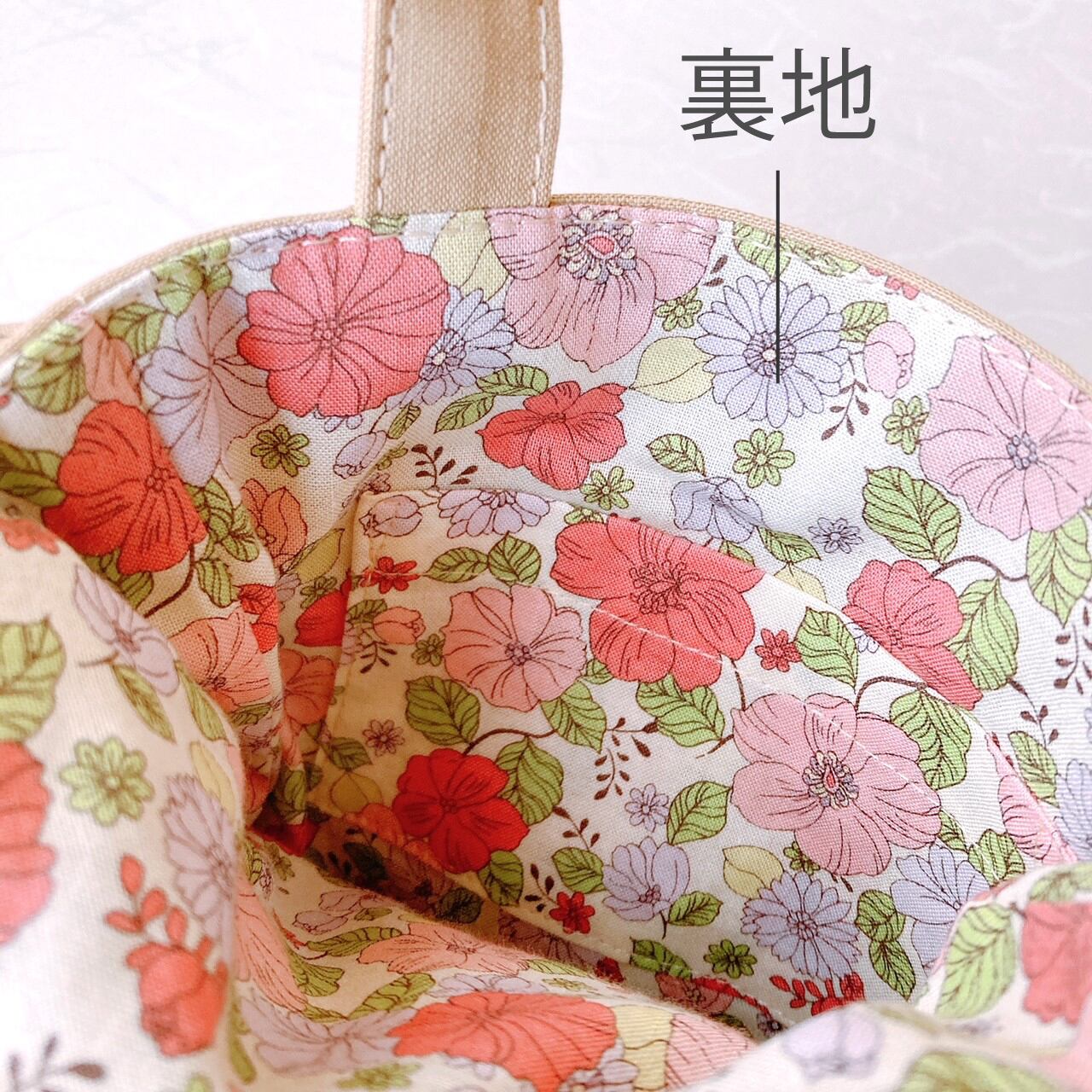 2サイズセット：フリルトートバッグ（型紙と作り方のセット）AC