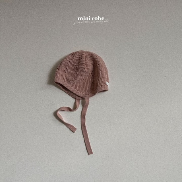 【即納】eyelet dongle beanie min_a_1