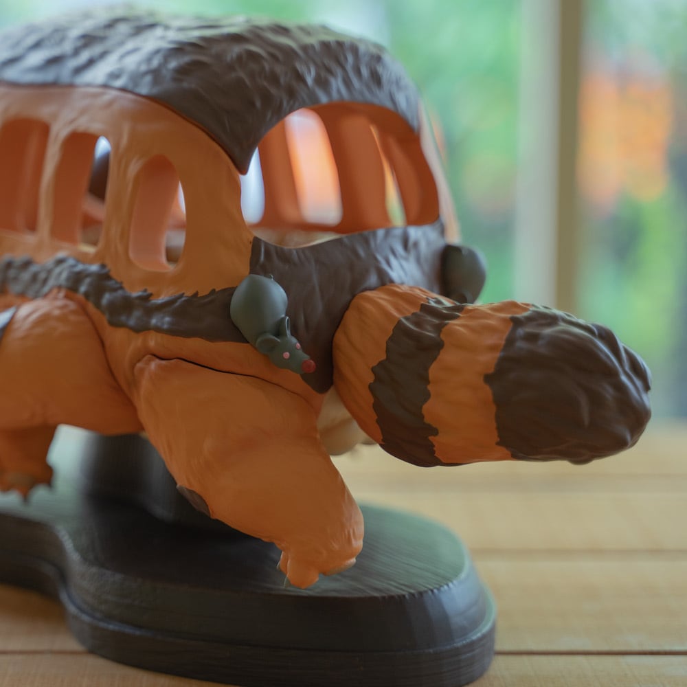 となりのトトロ ネコバスのオブジェ（ネコバスみ〜つけた！） | す