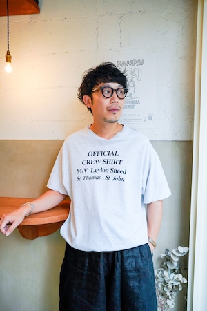 【1990s】"HanesHeavy Weight" M/V Leylon Sneed Official Crew T-shirts / 6-213