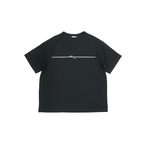 《MOUNTEN. 2026SS》reflect line dry T / black / size1(155-165cm程度）