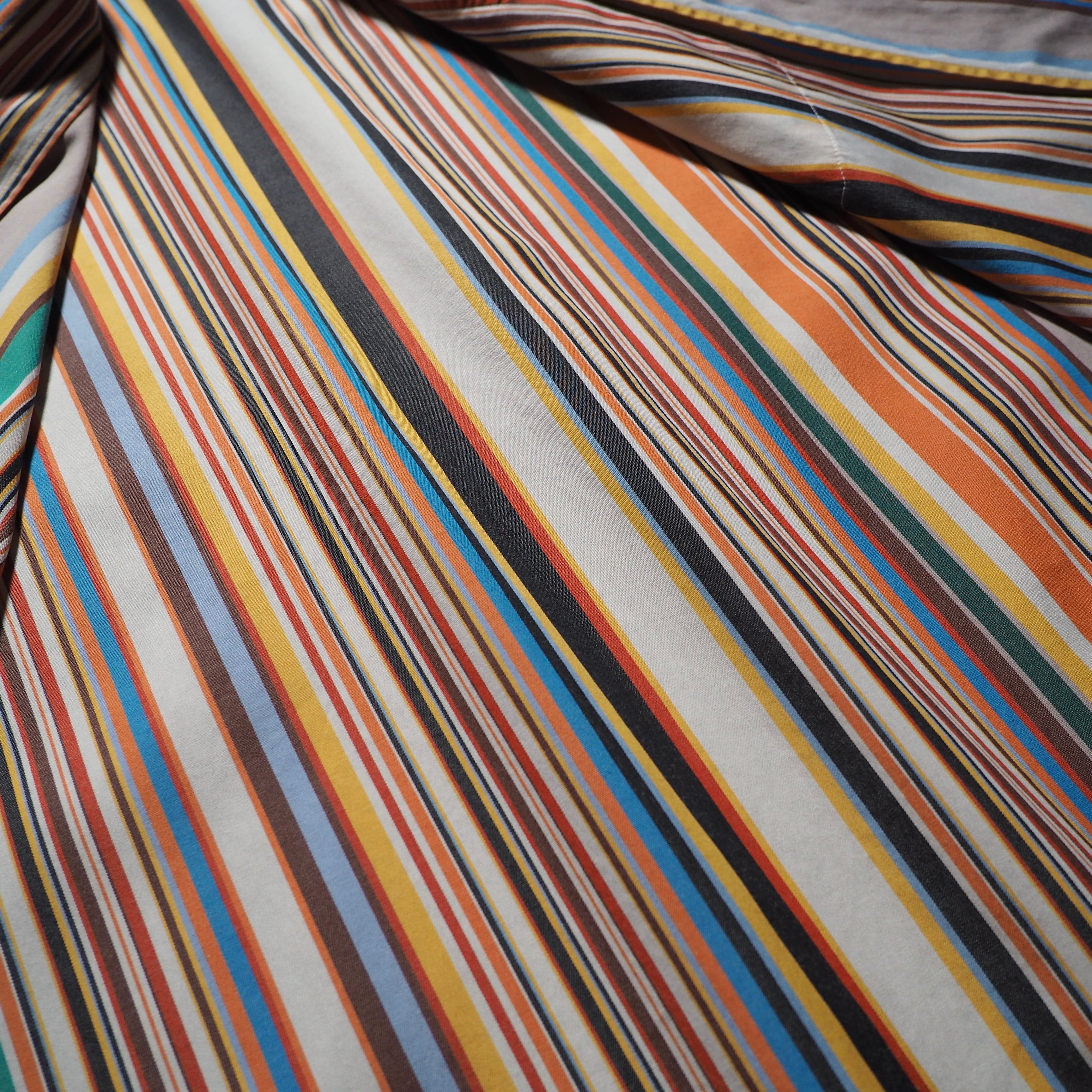 ” Paul Smith London ” Richly mulch color stripe shirt