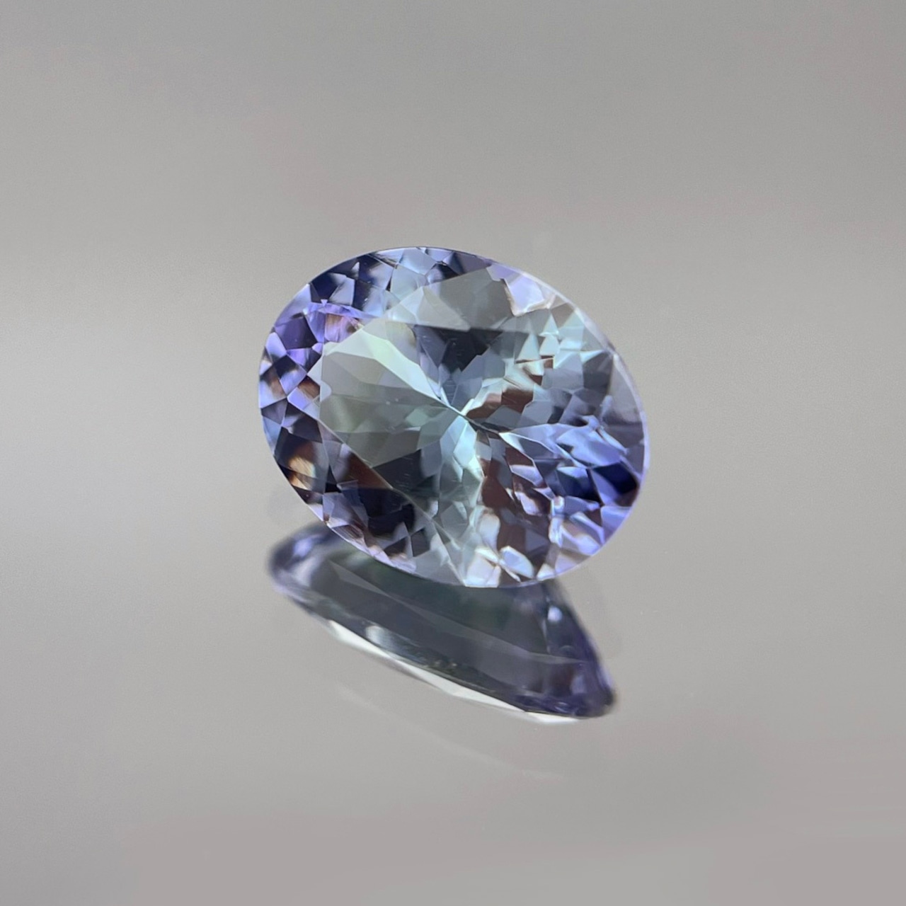 ◆ソ付 非加熱 タンザナイト 1.523ct ルース オーバル