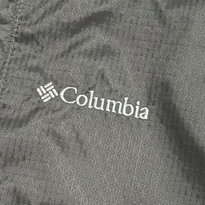 Columbia ナイロンジャケット ライトアウター ジップアップ フルジップ 刺繍 ワンポイントロゴ XL オムニシールド 撥水 アウトドア コロンビア  us古着