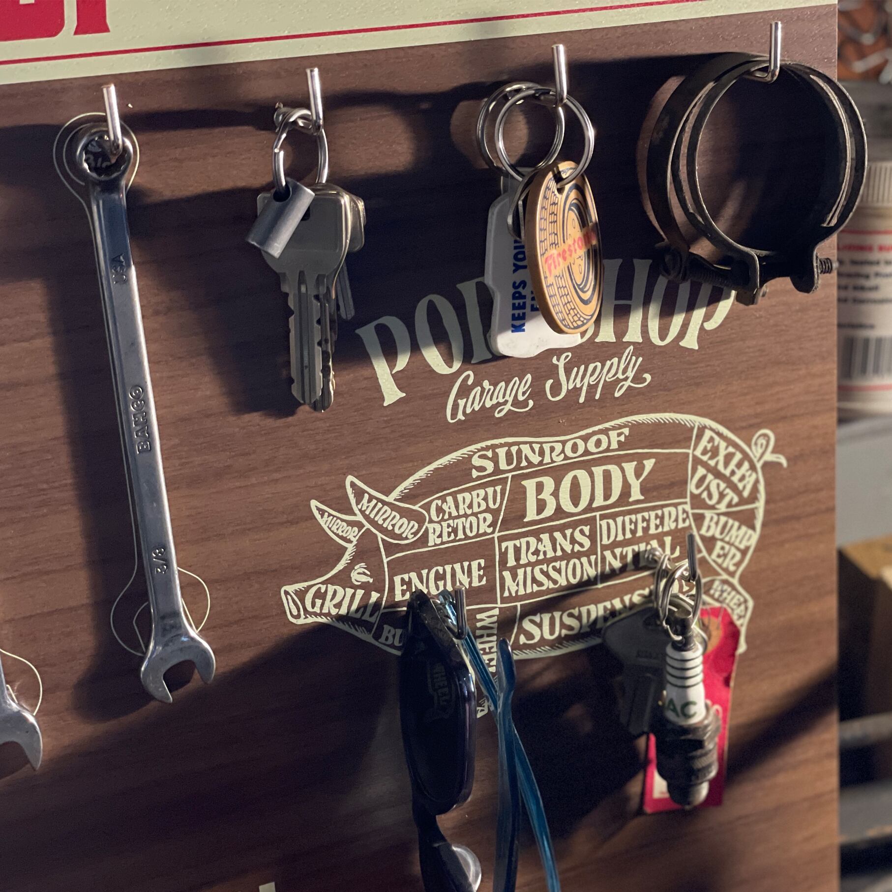 その他 PORKCHOP - COMBINATION WRENCH RACK COMBINATION WRENCH RACK | PORKCHOP GARAGE SUPPLY