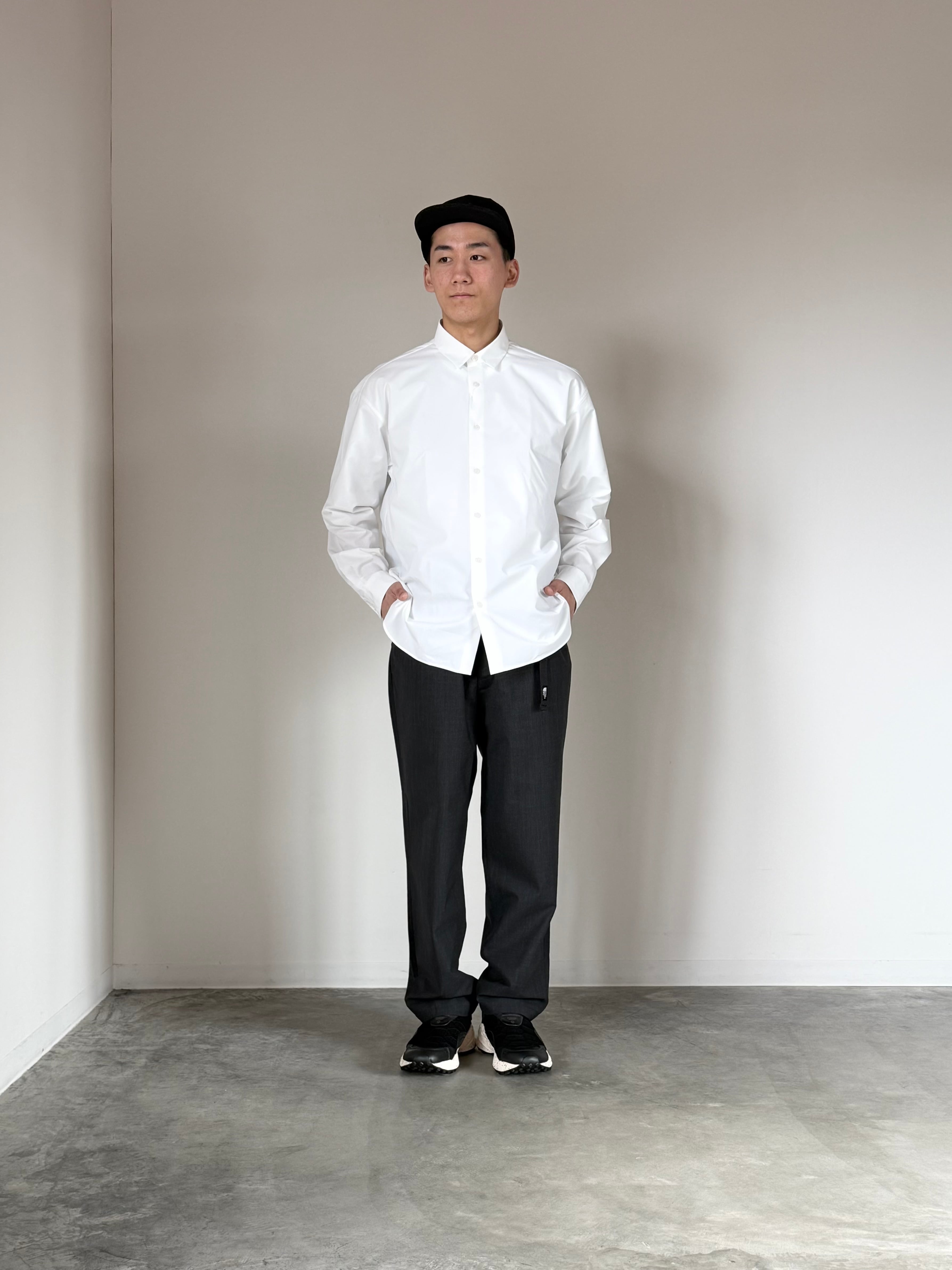 値下不可【未使用定価2.3万】NEUTRALWORKS ロングスリーブポロ M 公式・アウトレット】コメリナ/ ロングスリーブポロ（ユニセックス