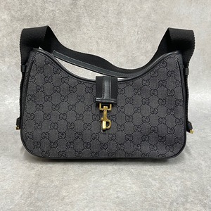 GUCCI グッチ GGキャンバス ワンショルダー ブラック 6616-202204