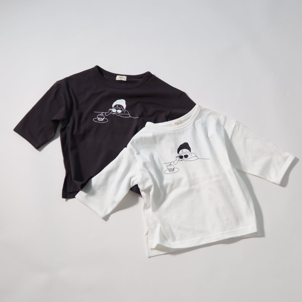 こども)線画イラストロンT