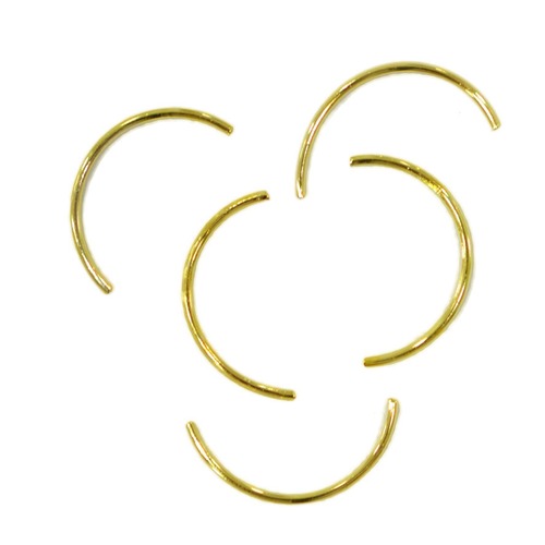 メタルパーツ エレガントスティックカーブM W=10mm ゴールド 5個 MP10167