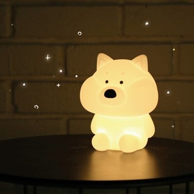 animal LED mood light / アニマル もちもち 柴犬 ルームライト ランプ 照明 韓国雑貨