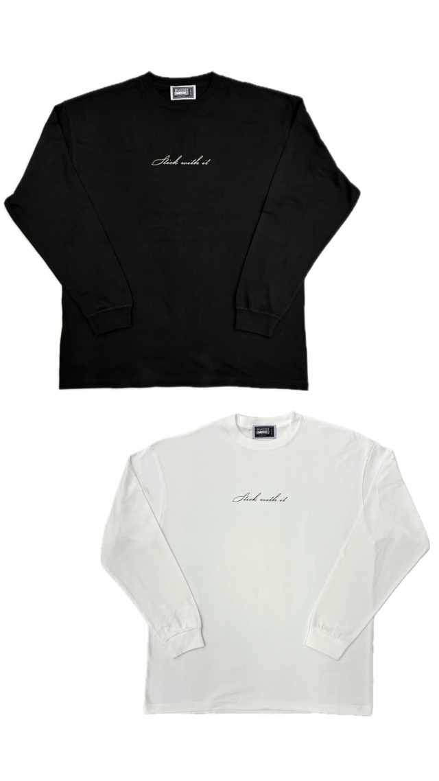 6.2oz miniSNATCH LOGO embroidery  LS tee