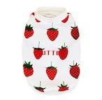 うちの子ネーム刺繍入りタンクトップ*イチゴ柄*