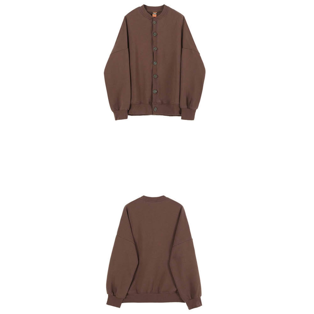 ボタンスウェットカーディガン　MT0080035