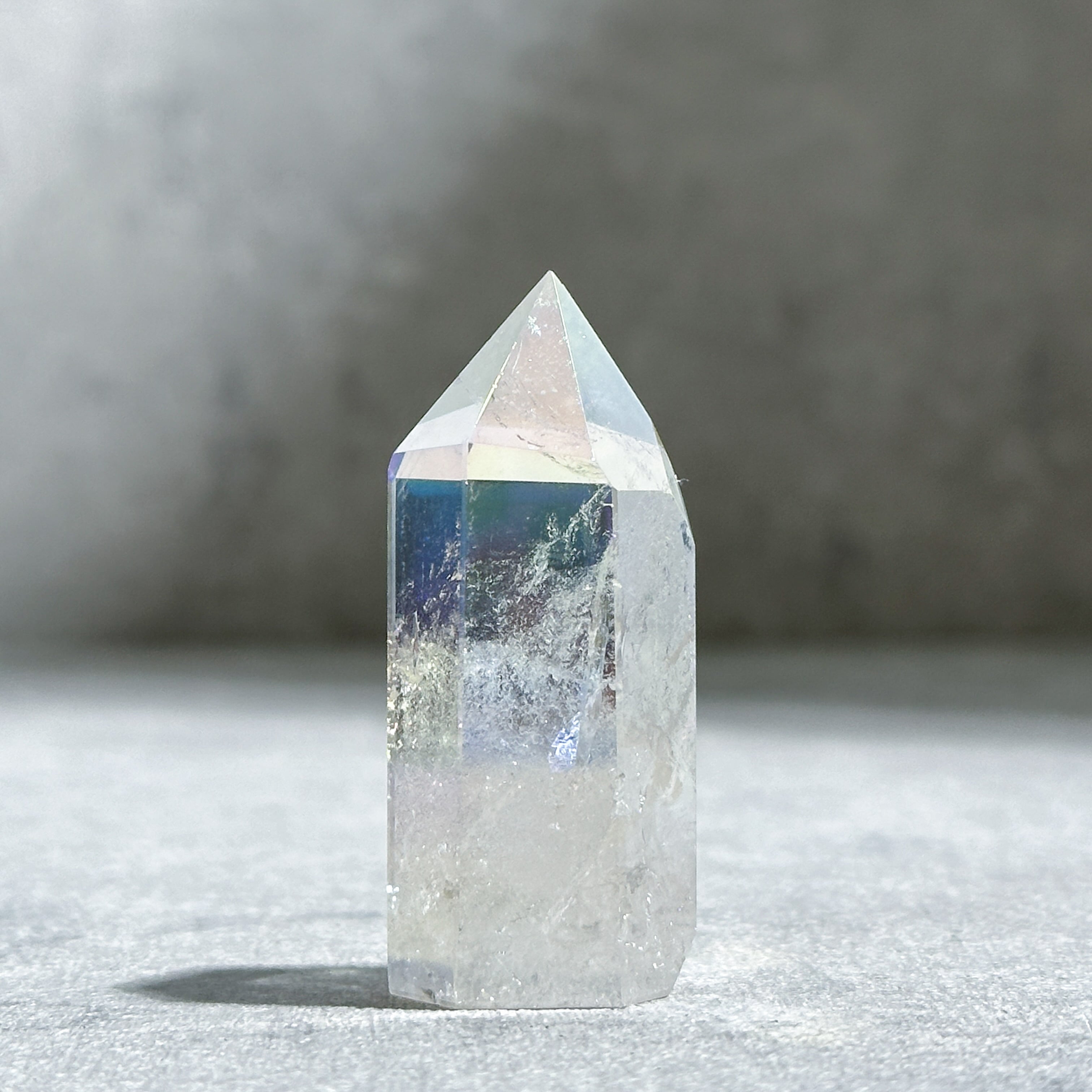エンジェルオーラクォーツ ミニタワー52◇ Angel Aura Quartz ◇天然石・鉱物・パワーストーン