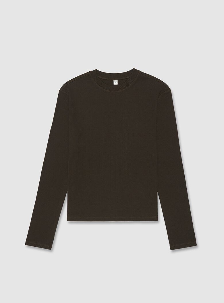 ★as''on★LETTERING LONG SLEEVE/EARL GREY★正規品/韓国送料込 T-SHIRT (長袖 / ロンT) | BONZ (韓国ブランド 代行)