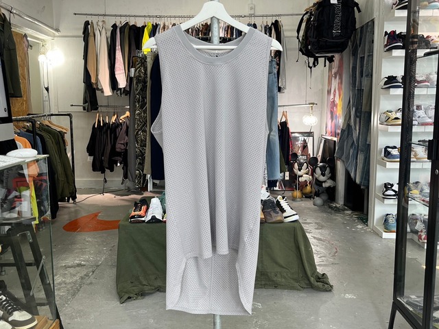 FEAR OF GOD FIFTH COLLECTION MESH LONG TANKTOP GREY MEDIUM 46534