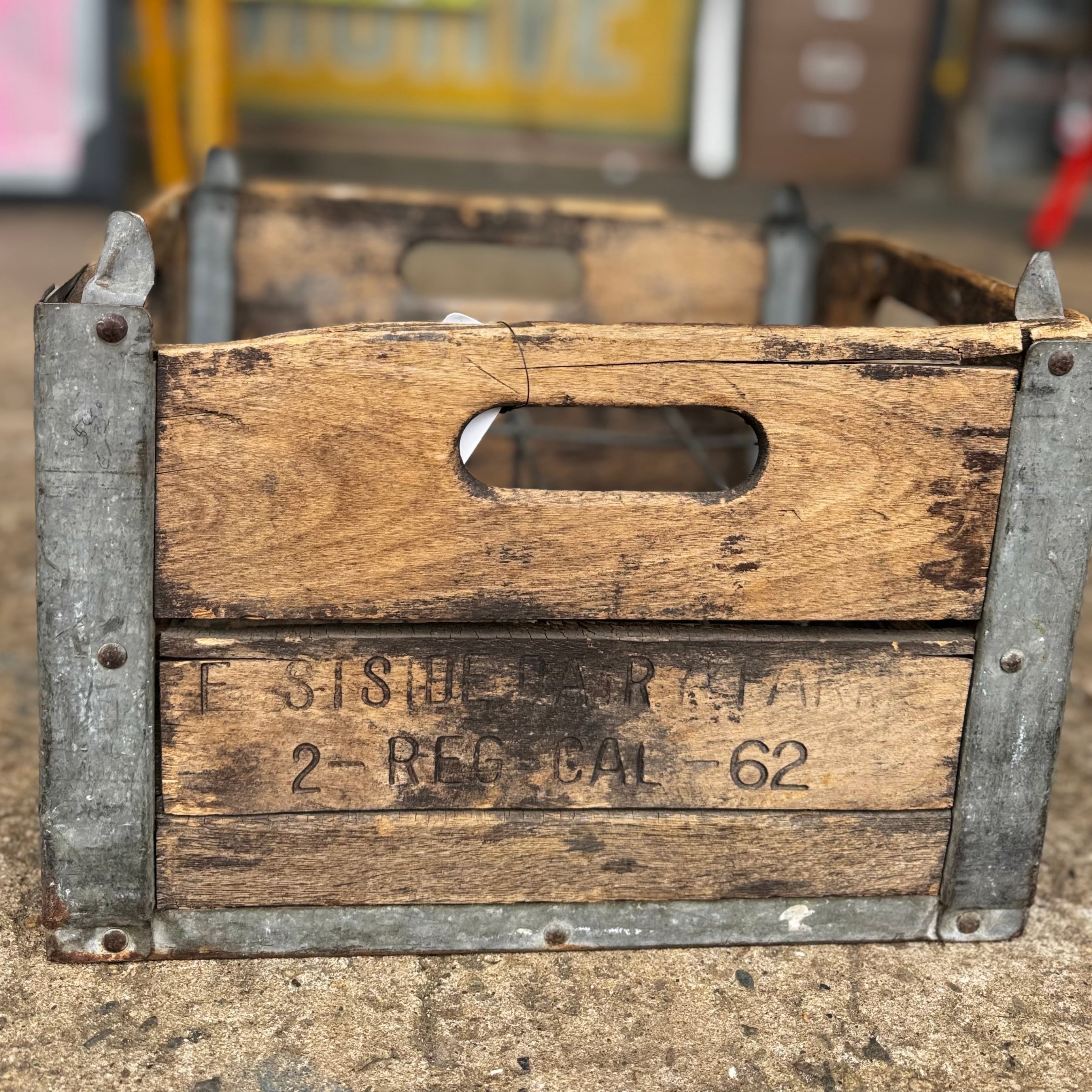 1962 California Dairy Milk Crate | BLASTMAN