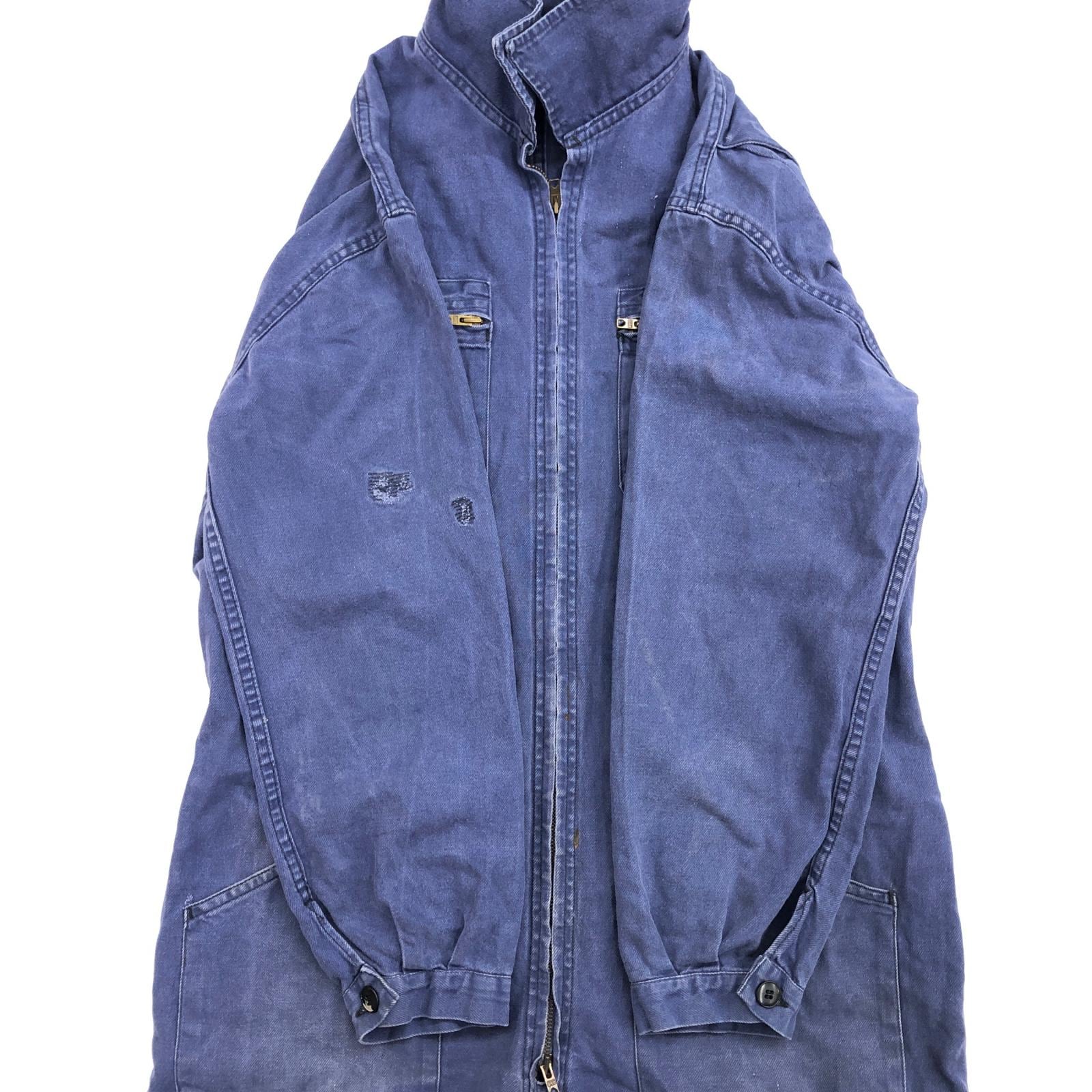 UNKNOWN 80- 90年代 FRANCE製 COVERALLS ユーロワーク フレンチワーク