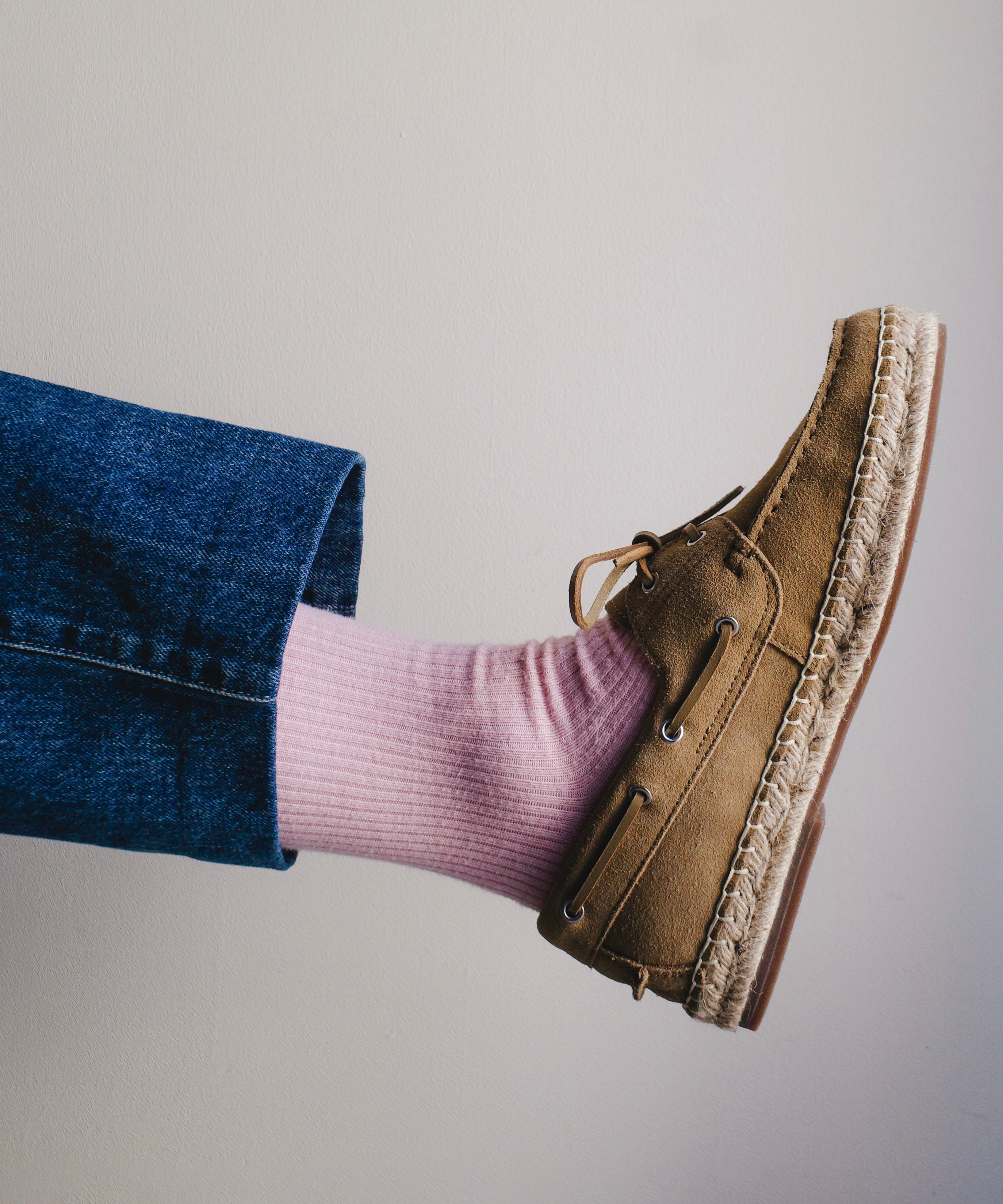 UNUSED / UH0634 SUICOKE DECK SHOES JUTE SOLE(BEIGE) | AfterSchool