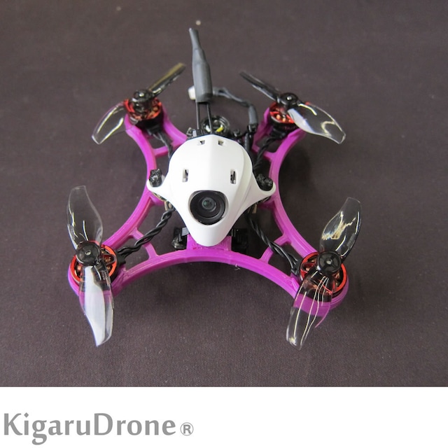 【S-FHSS】KigaruDroneオリジナル FreeStyle 「Ninja PRO2"」2インチ 1S MicroDrone 完成機 BT2.0コネクタ ブザー付