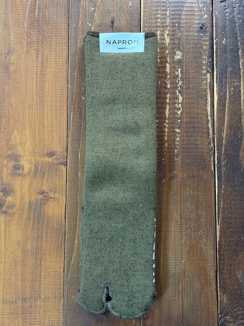 NAPRON・PILE TABI SOX・BROWN