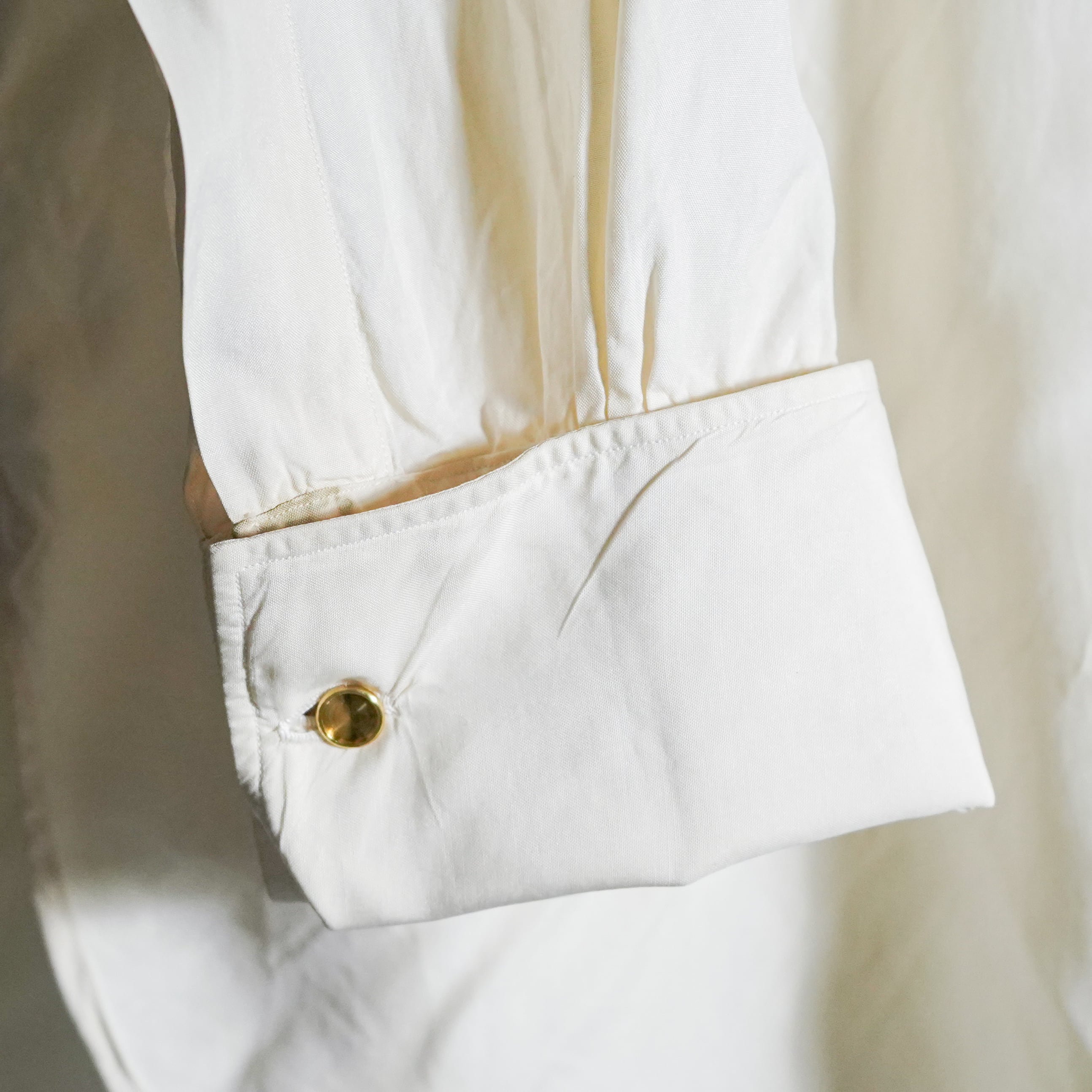 ヴィンテージ 1950年代フランス ドレスシャツ 50s French Vintage Slik Dress Shirt Nino PARIS Fontaine フランス