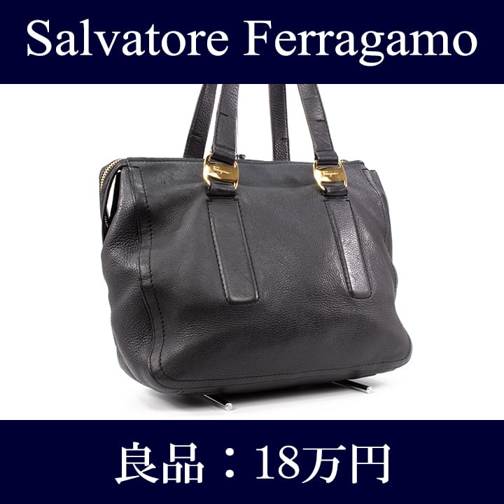 フェラガモ Ferragamo ショルダーバッグ 黒 ブラック