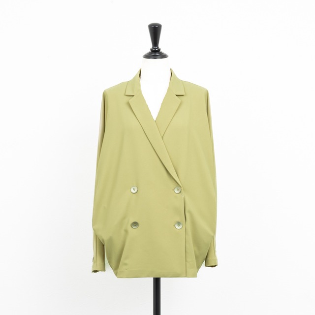 【RILATO／リラート】ジョーゼットダブルジャケット（ベージュ）