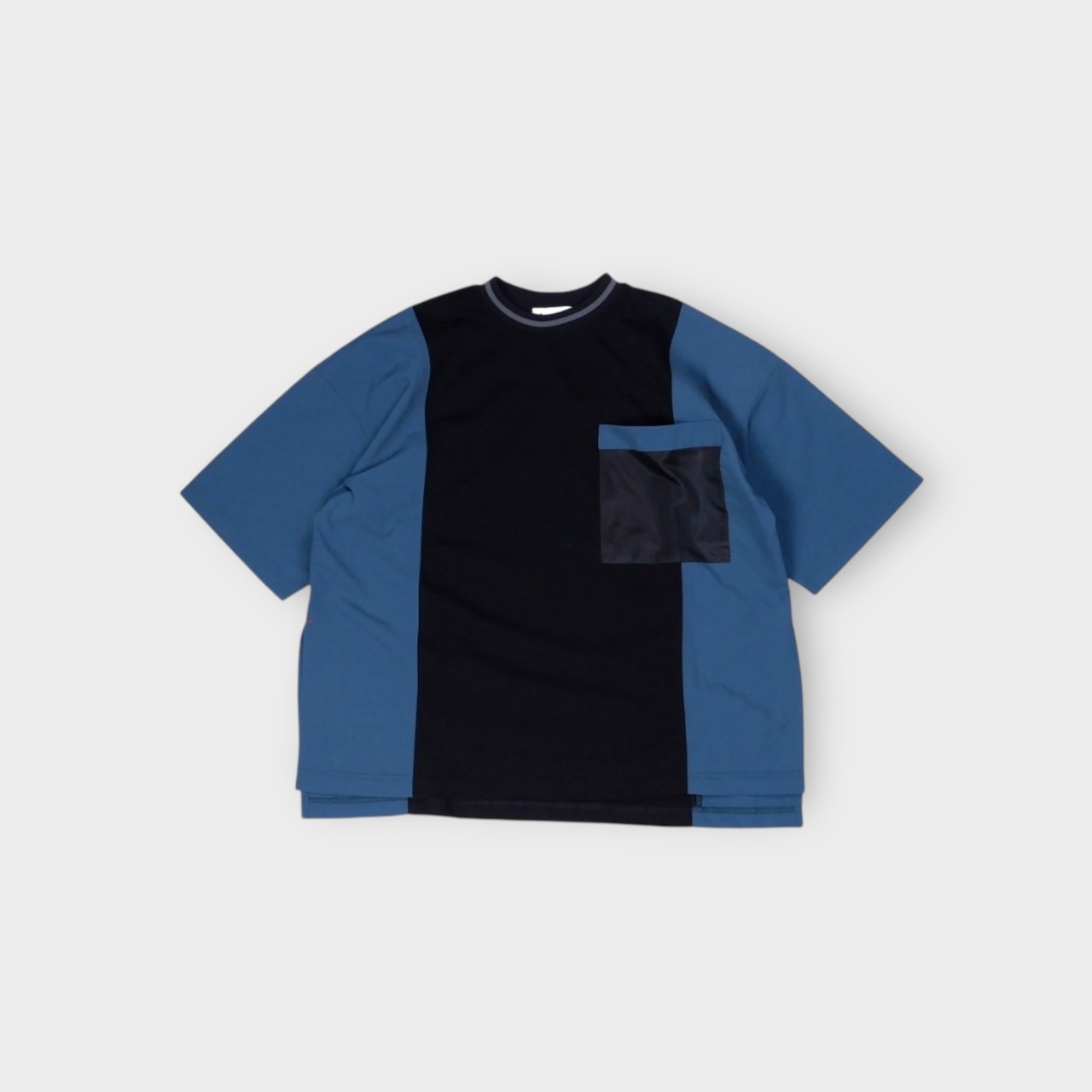 nagonstans【washable pocket t-shirt "Black"】