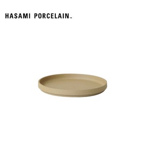 ハサミポーセリン 波佐見焼 プレート 半磁器 18.5cm 皿 スタッキング ナチュラル HASAMI PORCELAIN Natural（HP003）