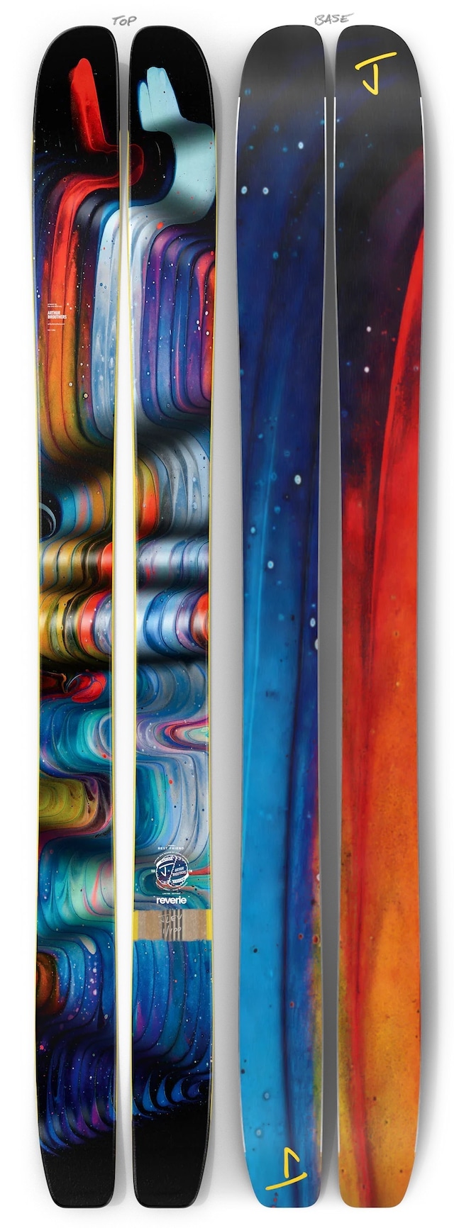 【予約特典つき】J skis ベストフレンド 26/27「レヴェリー」Arthur Brouthers x Jコラボ限定版スキー