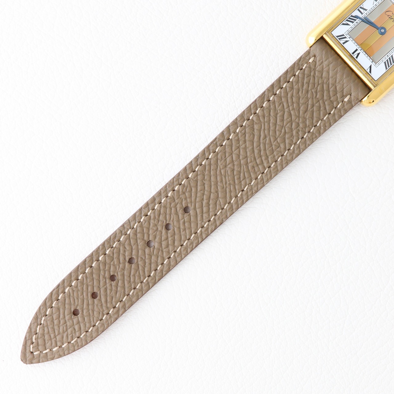 カルティエ マストタンク LM フロントトリニティ文字盤 ゴールド