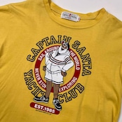 CAPTAIN SANTA キャプテンサンタ BIGプリント 半袖Tシャツ サイズ M /イエロー