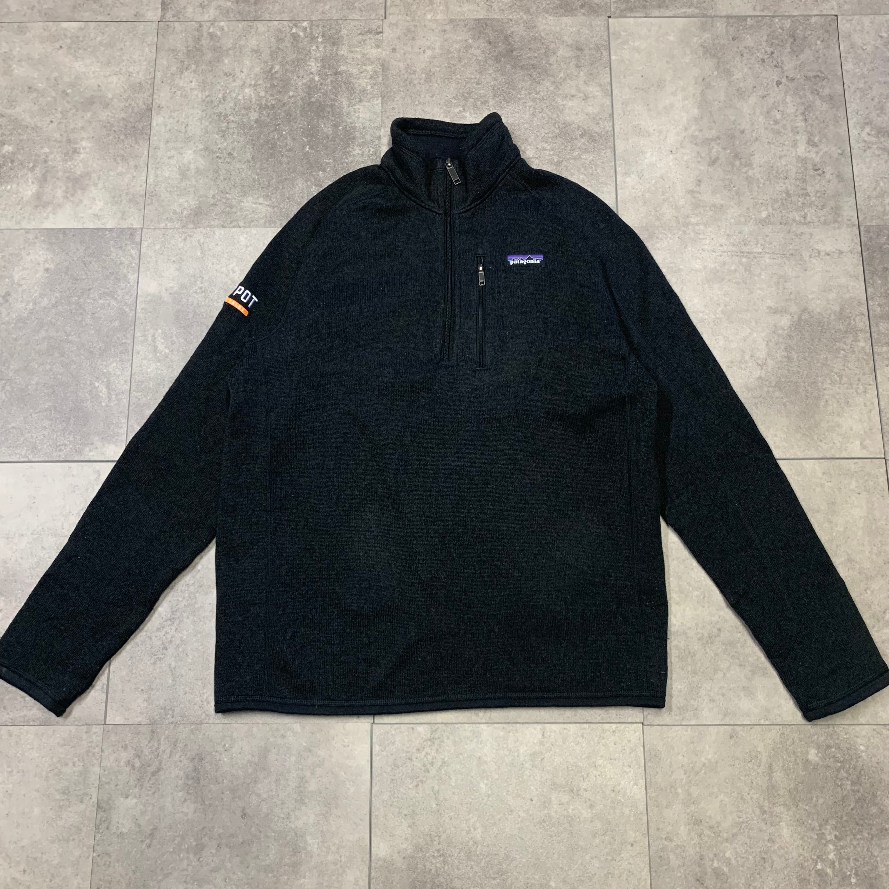 パタゴニア ベターセーター 1/4ジップ ハーフジップ フリース プルオーバー 企業ロゴ 25522 M