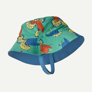 Patagonia Baby Sun Bucket Hat【24M-5T】Aqua Stone