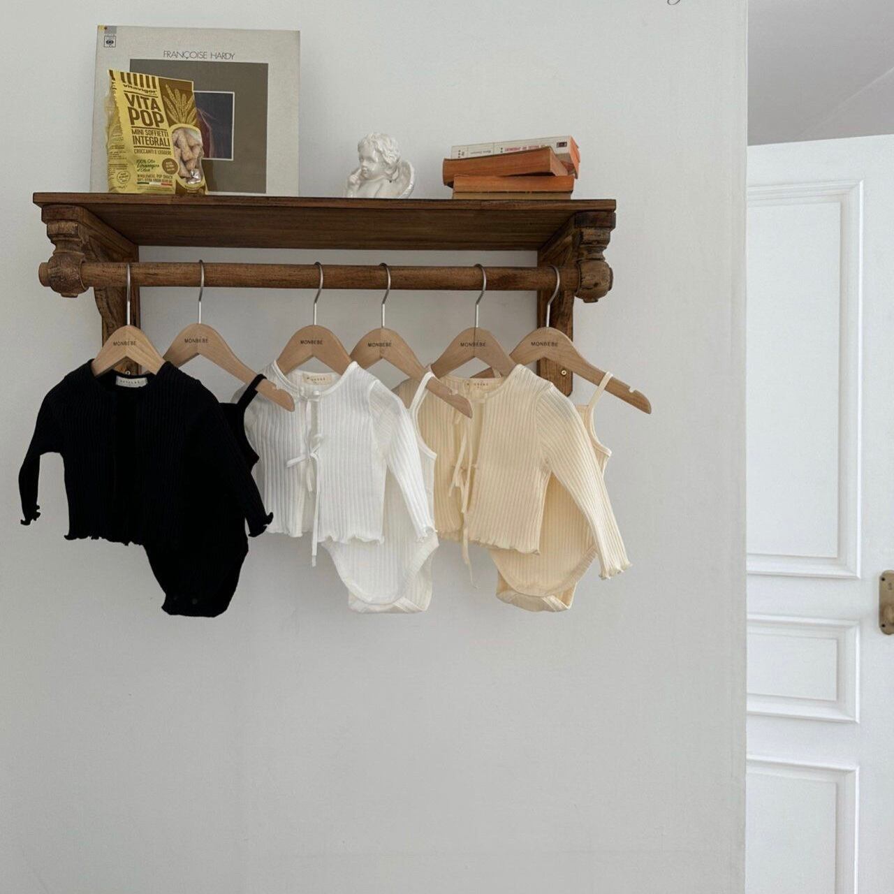 ( 即納 ) ribbed ribbon set / monbebe