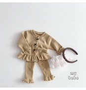韓国子供服 / 26winter / my bebe / フリルレギンス / キッズ / 冬服 *XS~XL*