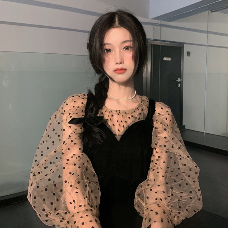 スプリングスタイルブラウス スカート 大人ガーリー スウィート キュート カジュアル 春物 試着室97032027799