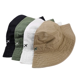 ワンポイントプレーンバケットハット vi1267