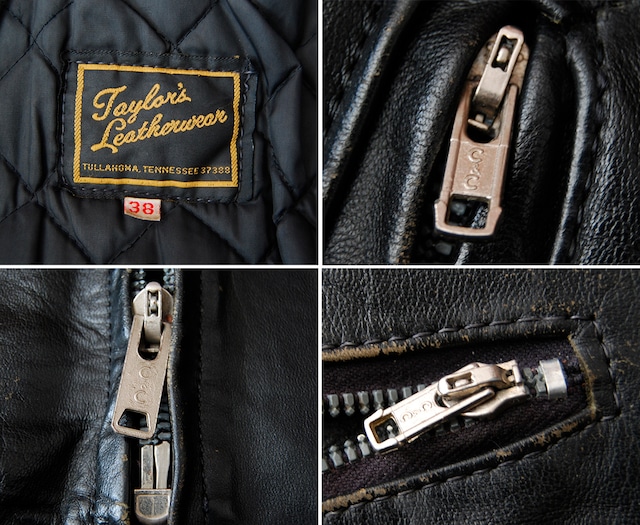 70s TAYLOR'S LEATHERWEAR RIDERS 38