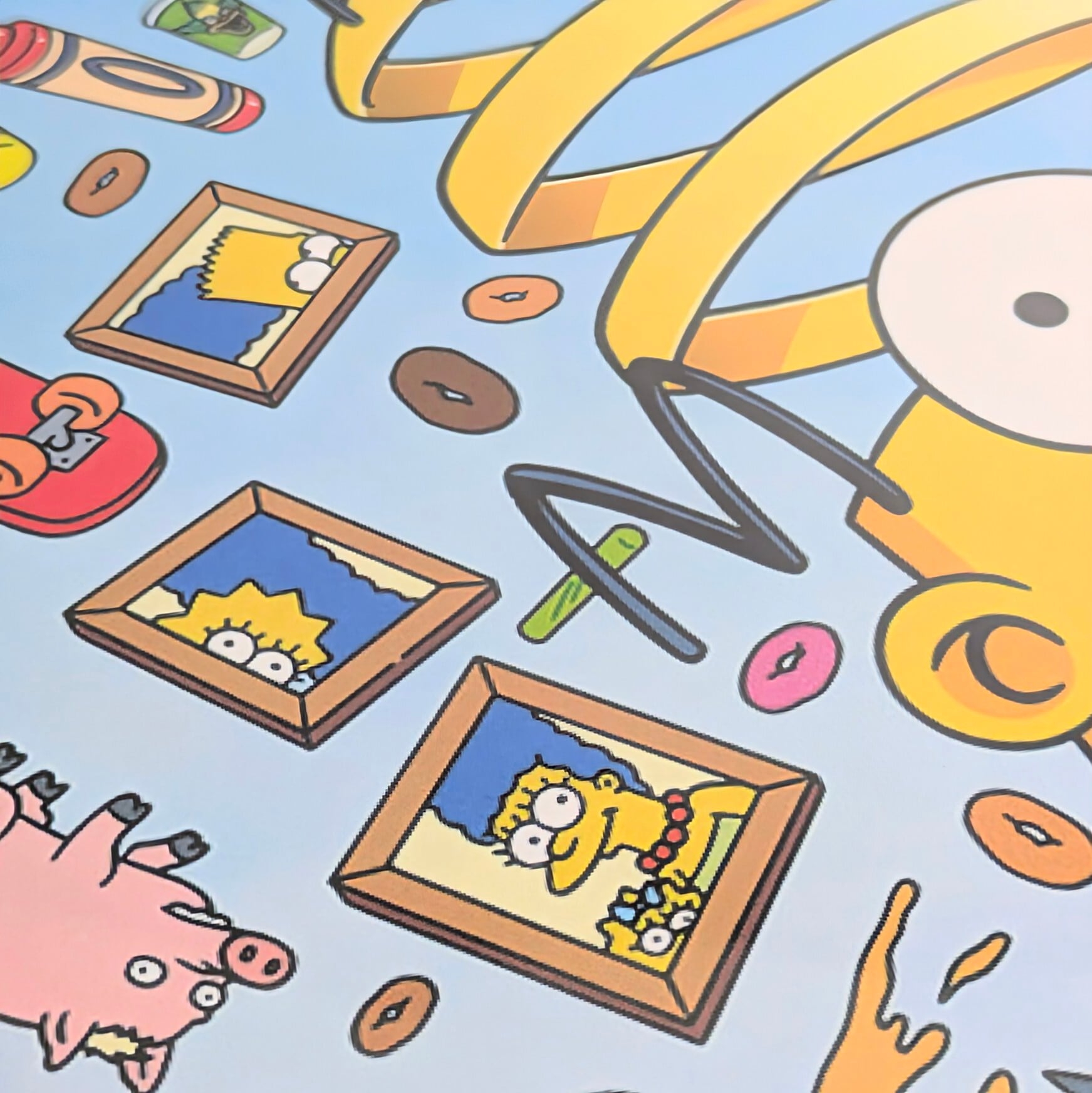 ♫ ちょうどいいB4ポスター ♫【 The Simpsons ( シンプソンズ ) 】『 ホーマー・シンプソン 』〚アメリカン雑貨 アメトイ〛
