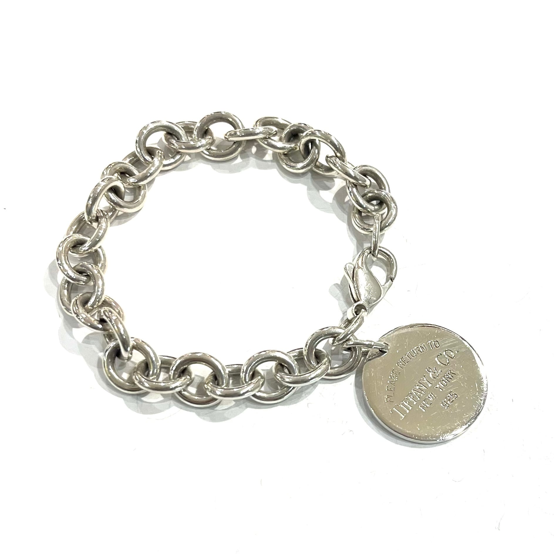 Tiffany & Co. 925シルバーブレスレット 19cm TIFFANY&CO.】2363ヴィンテージティファニー tiffany リターントゥ
