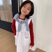 韓国子供服 / 26Autumn / cantuccistudio / ジャスワンピ―ス / 秋服 *XS~XL*