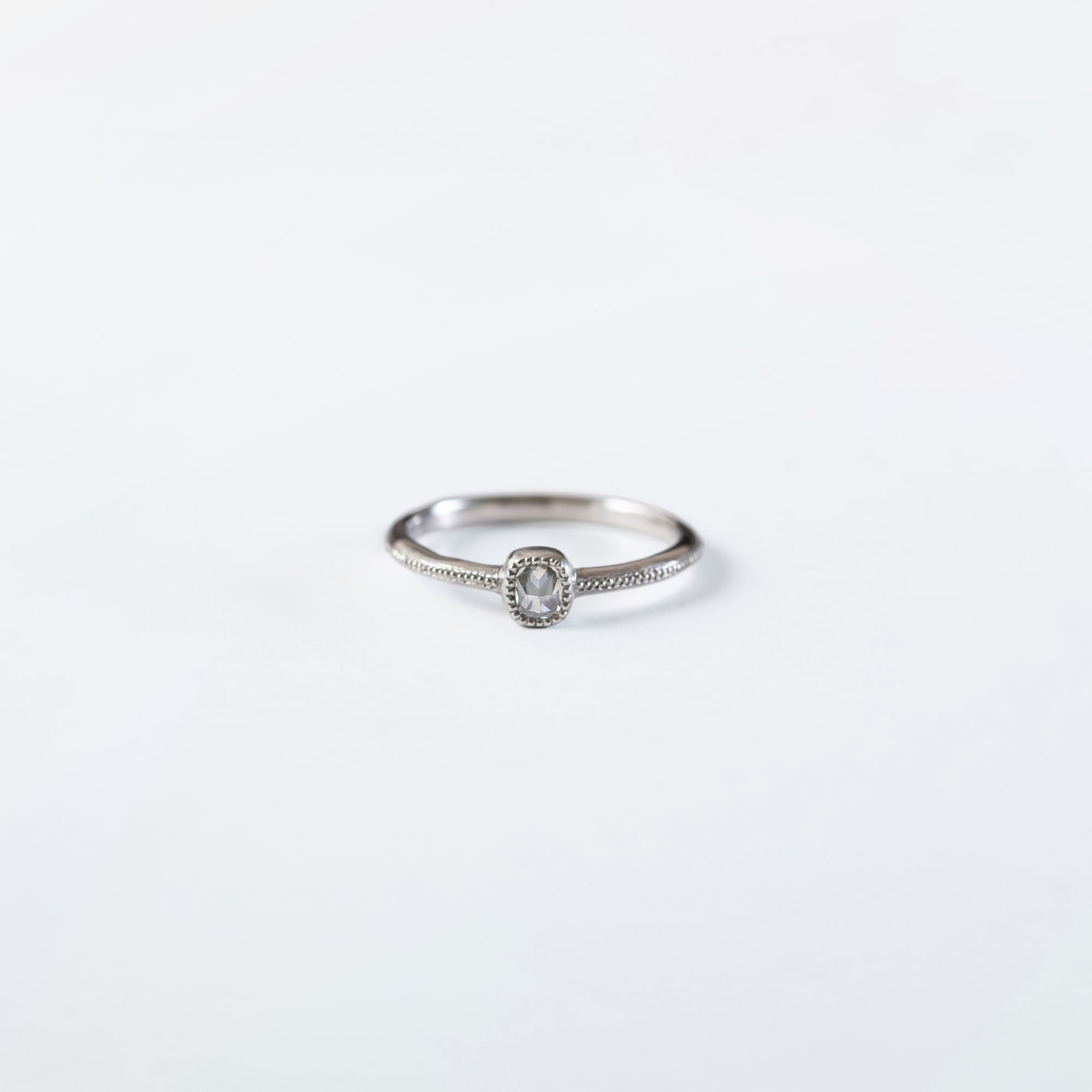 ローズカットダイヤモンドリング 0.20ct